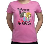 EUGINE DREAM You Are My Person Meredith Grey Cristina Yang Greys Anatomy Shirt Camiseta para Mujer Rosa S