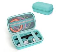 EUGOOCX Estuche de almacenamiento de EVA compatible con el juego de bolígrafos MYNT3D Super 3D, bolsa de viaje portátil para bolígrafo de impresión 3D, recambios y cables, Green