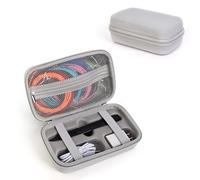 EUGOOCX Estuche de almacenamiento de EVA compatible con el juego de bolígrafos MYNT3D Super 3D, bolsa de viaje portátil para bolígrafo de impresión 3D, recambios y cables, Gray