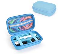 EUGOOCX Estuche de almacenamiento de EVA compatible con SCRIB3D P1 juego de bolígrafos de impresión 3D, bolsa de viaje portátil para bolígrafo 3D, recambios y cables, Blue