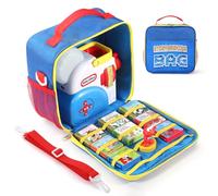 EUGOOCX Funda de Almacenamiento para Little Tikes Story Dream Machine Books Starter Set, Estuche de Viaje para la colección Many Story, Storytime/Little Golden Book(Azul)