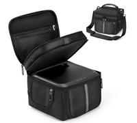 EUGOOCX Funda de Transporte para Central eléctrica Compatible con ECOFLOW River 3 Plus, Bolsa de Almacenamiento de Viaje para generador, Cable de Carga y Accesorios, con Acceso rápido y Ventanas con