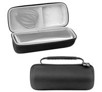 EUGOOCX Funda rígida de almacenamiento de EVA compatible con altavoz portátil KEF Muo (2025), bolsa de transporte de viaje con bolsillo de malla, color negro