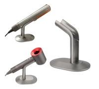 EUGOOCX Soporte de Escritorio para Plancha de Pelo Dyson Airstrait, Soporte metálico para secador de Pelo Compatible con el secador Dyson Supersonic HD16(gris)