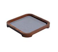 EUGOOCX Soporte de nogal compatible con Apple Mac Studio M2 Series, soporte de refrigeración de escritorio con filtro de polvo para Mac Studio, accesorios de laptop