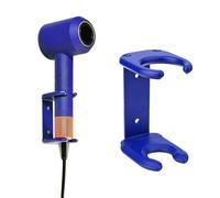 EUGOOCX Soporte de pared para Dyson Supersonic Nural HD16, Supersonic HD01/HD02/HD03/HD08/HD12/HD15, Supersonic R HD18 Soporte colgante de pared para secador de pelo organizador de baño (azul)