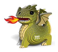 EUGY 024 Dragón. Eco-Friendly 3D Paper Puzzle Fantasy