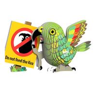 EUGY 047 Loro Kea. Eco-Friendly 3D Paper Puzzle