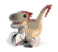 EUGY 065 Velociraptor. Eco-Friendly 3D Paper Puzzle Dinosaurios