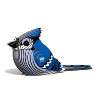 EUGY 067 Blue Jay. Eco-Friendly 3D Paper Puzzle