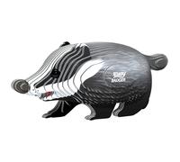 EUGY 094 Tejón. Eco-Friendly 3D Paper Puzzle