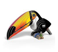 EUGY 115 Tucán. Eco-Friendly 3D Paper Puzzle para niños y niñas. Edades 6+