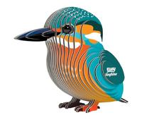 EUGY 121 Martín Pescador. Eco-Friendly 3D Paper Puzzle para niños y niñas. Edades 6+