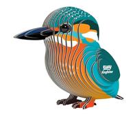 EUGY 121 Martín Pescador. Eco-Friendly 3D Paper Puzzle para niños y niñas. Edades 6+