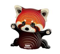 EUGY 126 Red Panda. Eco-Friendly 3D Paper Puzzle para niños y niñas. Edades 6+
