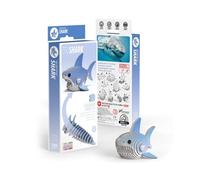 EUGY 650019 - Juego de Manualidades con diseño de tiburón en Miniatura, de cartón Ondulado, para Construir uno Mismo, Juego de Manualidades para niños