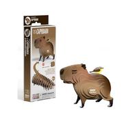 EUGY Capybara - Kit de modelo de tarjeta 3D, kit de manualidades ecológico para niños y adultos, figura de animal coleccionable, fácil de construir, regalo educativo STEM
