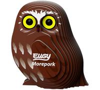 Eugy Morepork - Rompecabezas 3D de búho, rompecabezas de juguete educativo para niños, niñas y niños a partir de 6 años