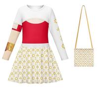 Euholute ZomBie Gils Nova - Falda de vestir para cosplay con bolsa, uniforme de animadora, disfraz de Halloween de vampiro de Dawn (vestido 2, mediano)