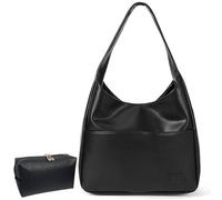 EUIEUT Bolso de Mano de Mujer,Bolso de Hombro para Mujer, Bolso Cruzado,Bolso Tote, Bolso bandolera para Ceremonia Boda y Fiesta (negro-A)