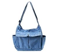 EUIEUT Bolso de Mano de Mujer,Bolso de Hombro para Mujer, Bolso Cruzado,Bolso Tote, Bolso bandolera para Ceremonia Boda y Fiesta (azul)