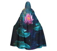 EUIYCBA Capa con capucha de Lotus in the Rain para hombre, disfraz de cosplay color negro