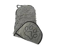 EUIYCBA Toalla Absorbente Grande for Mascotas for Gatos y Perros: Toalla de baño de Secado rápido for Perros perdigueros de Oro, Osos de Peluche y Perros pequeños(Gray)
