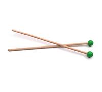 Eujgoov 1 par Profesional de Mazos de Marimba de Xilófono Drumsticks Pegues de Percusión para Xilófono Marimba Glockenspiel (GREEN)