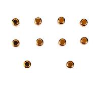 Eujgoov 10 Uds. Punta del Interruptor de Pastilla de Guitarra Eléctrica Tapa del Interruptor de Guitarra de Plástico Dorado Vintage 3 Vías 5 Vías Perilla Selectora Accesorios de