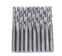 Eujgoov 10 Unids Carburo Sólido 2 Flautas Espiral Upcut Router Bit 1/8 Pulgadas Shank para Madera MDF PVC Cnc Herramienta de Fresado