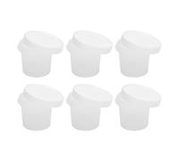 Eujgoov 10pcs Topes de Aperitivo de Plástico a Alta Temperatura Copas de Yogurt Versátiles para Uso en Casa y Comercial, Diseño Elegante para Fiestas y Catering (100ml)