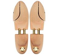 Eujgoov 2 Hormas de Madera para Zapatos, Ensanchador de Zapatos Ajustable con Resorte de Acero Inoxidable para Dar Forma y Soporte a los