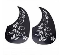 Eujgoov 2 Piezas de Golpeador de Guitarra Acústica en Forma de Lágrima, Placa Decorativa contra Arañazos para Protección, Protector de Púa de Guitarra Autoadhesivo para (Césped)