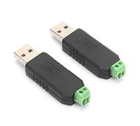 Eujgoov 2 Uds Adaptador Convertidor USB a RS485/RS485 a USB, 2.4x0.67 x 0.7in Módulo Convertidor CH340 para Win8/Win7/Linux/XP/Vista