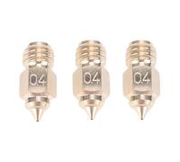 Eujgoov 3 Unids Latón Hotend Boquilla 0,4mm Reemplazo para Ender 5 Max 3D Impresora con Alta Conductividad Térmica para Pla ABS PETG TPE TPU PC