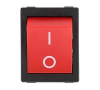 Eujgoov 30a Interruptor Basculante Cuadrado de 4 Pines ON OFF Interruptor de Soldador Eléctrico Tipo Barco con Luz Roja(1PCS)