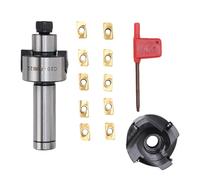 Eujgoov 400R 50 22 4T Face End Mill Set con 10 APMT1604 Insertos de Carburo de Alumno de Fresado CNC Altamente Preciado para Superficies de Paso Mecanizado 50 Mm