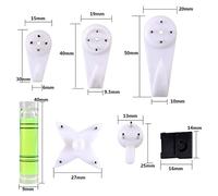 Eujgoov 47 Perchas para Cuadros, Ganchos de Pared de Plástico, Ganchos para Paneles de Yeso No Tradicionales para Reloj, Obras de Arte, Marco de Fotos, Ideal para el Hogar y la Oficina