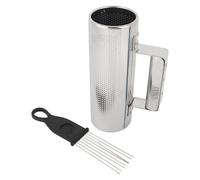 Eujgoov 8.27x2.87in Guiro Shaker Metal Design Open Innovation Comfort Ergonomic Comfort Más del 75% de Apariencia Optimizada para Entornos Diversos, como Conciertos de Bandas de Jazz