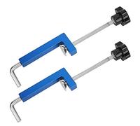 Eujgoov Abrazadera de Valla DIY Carpintería Aleación de Aluminio 2PCS 120mm Abrazadera de Mesa para Sierra de Mesa Sierra de Cinta Router