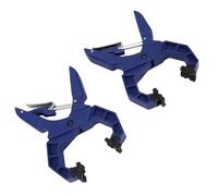Eujgoov Abrazadera Manual de Trinquete Abrazadera para Carpintería de Madera con Trinquete de Resorte de Liberación Rápida de 0-50 Mm con Botón de Ajuste Fácil