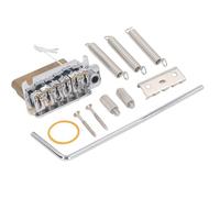 Eujgoov Accesorio de Guitarra Puente Trémolo, Puente de Guitarra Eléctrica de 2 Puntos con Bloque de Latón para Mayor Resonancia y Estabilidad de Afinación, Compatible con Varios Géneros