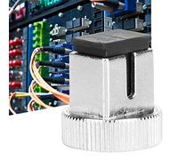 Eujgoov Adaptador SC de Fibra óptica Medidor de Potencia óptica Acoplador Probador de Metal 16 Mm 0,63 Pulgadas Diámetro Interior 18 Mm 0,71 Pulgadas Diámetro Exterior para Medidor de Potencia de