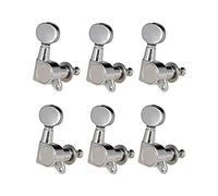 Eujgoov Afinadores Grover Machine Heads, Botón Ovalado, 1:15, Juego De 6 uds. De Clavijas De Guitarra para Guitarra Eléctrica o Acústica (6 Derecha)