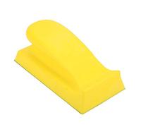 Eujgoov Almohadilla de Esponja para Bloque de Lijado Manual, Pulidora de Extracción de Polvo de Espuma de PU para Carpintería, Manualidades de Muebles Automotrices, Agarre Mágico con Parche Adhesivo