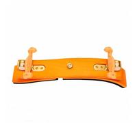 Eujgoov AS 02 Reposabrazos para Violín de Madera Amarilla, Almohadilla Ergonómica Ajustable para Reposamuñecas, Cómoda Almohadilla para el Hombro para Violín de Tamaño Completo 4/4,