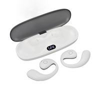 Eujgoov Auriculares Auriculares Inalámbricos 5.4 con Sonido Estéreo de Alto Grado para el Trabajo de Gimnasio Deportivo (White)
