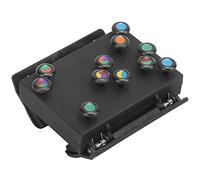 Eujgoov Ayuda para Guitarra Entrenador de Acordes Asistente de Práctica 30 Tipos de Métodos de Presión 6 Colores del Iris Toca Acordes Extendidos Comunes Universal con 6 Codificados por Colores para