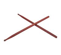 Eujgoov Baquetas de Caoba de 2 uds., Baquetas de Madera Ecológicas para Principiantes con Diseño de Punta Ovalada, Agarre Antideslizante y Bolsa de Almacenamiento