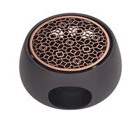 Eujgoov Base Calentadora de Tetera, Calentador de Cerámica con Diseño Hueco, Soporte Multifuncional para Luz de té para café, té con Leche, Decoración de Escritorio Compacta para el Hogar